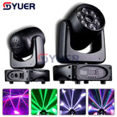 YUER™️ 90W LED bee eye laser lights moving head beam lights celebration ktv disco dj bar voice controlled rotating DMXstage lighting