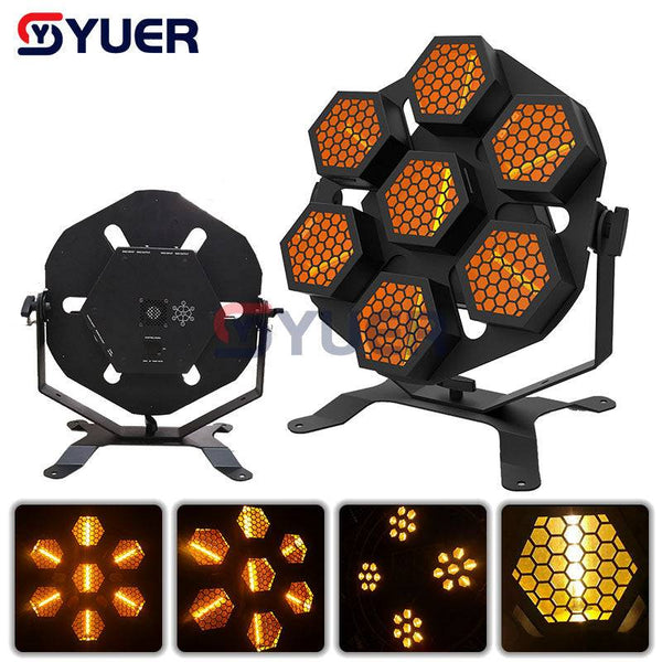 YUER™️ LED Lamp 7X60W Retro Flash Light Transport Light disco