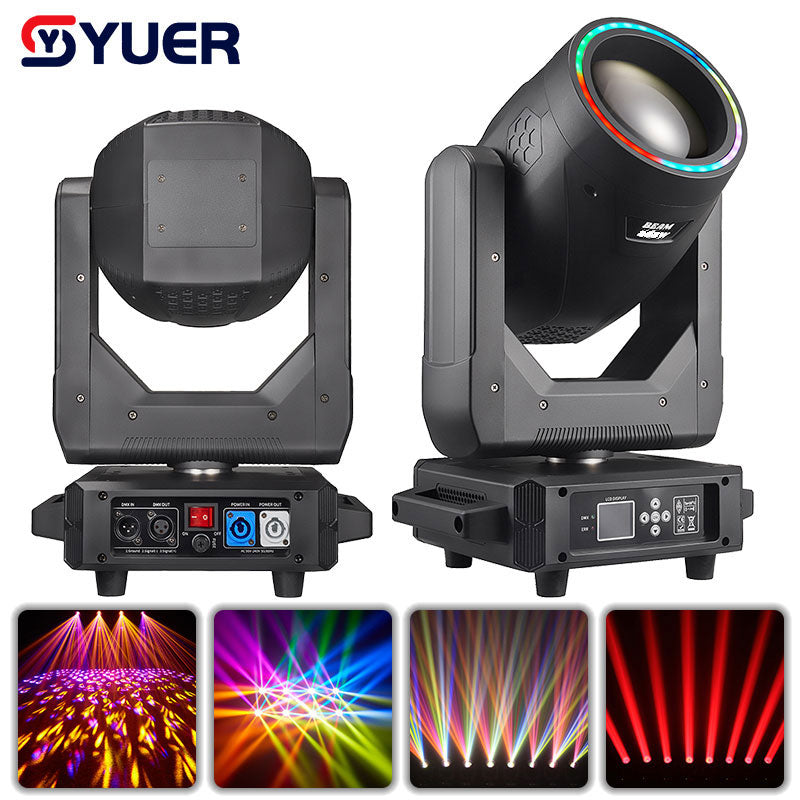 YUER™ 350W 17R Beam Spot Moving Head Light With Aperture DMX Stage