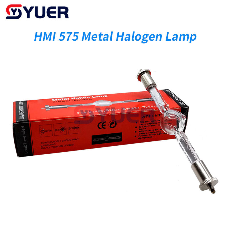 YUER™️ HMI 575/2 Stage Scan Lamp Bulb 575W Moving Head Light Lamps HMI575W Professional Scanner Lights Metal Halogen Lamp