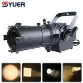 YUER™️ 60W Mini Zoom LED LEKO Light Profile Spot Light Professional 3200K/5600K DMX512 Follow Logo Projector For Party Stage DJ Show