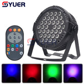 YUER™️ Nouveau 36x3W RVB 3IN1 LED Par Lights Éclairage LED DMX512 Disco Light Équipement professionnel de scène de fête Dj avec télécommande