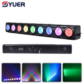 YUER™️ Lampe d'éclairage mural 9x12W Effets de balayage de lumière haute luminosité Contrôle vocal DMX512 pour DJ Disco Fête Spectacle Effets de scène