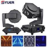YUER™️ Éclairage Super Lumineux OVNI 6x40W LED Lyre Projecteur DMX 512 Effet Météore Rotatif pour Soirée DJ Spectacle Scène