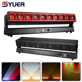 YUER™️ LED Beam10x60W RGBW LED 3w Blanc Chaud Froid 0.3W RGB 4en1 Wash Stroboscope Effet Course de Chevaux Barre Mobile Éclairage de Scène Pour Dj Discothèque
