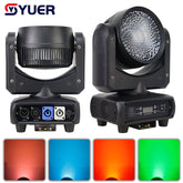 YUER™️ Lyre à LED 120W RGBW Effet Wash Macro Couleurs pour DJ Disco Soirée Boîte de nuit Spectacle Bar Mariage Éclairage de scène