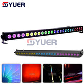 YUER™️ Nouveau dispositif de contrôle DMX à très grand Angle de lumière LED 24x4W 4 en 1RGBW, dispositif de contrôle DMX adapté à la décoration de Bar de scène Disco DJ