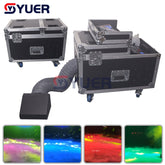 YUER™️ Machine à brume de brouillard d'eau à tête unique 3000 W, télécommande DMX, brume de fumée, décoration basse, scène de mariage, concert, effet de fête