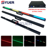 YUER™️ Nouvelle lentille givrée 40x0,5LED Pixel Bar Light Pixel Controller LED RGB 3IN1 Pixel Bar Light pour Disco DJ Party Stage Lights