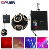 YUER™ RGBW 300W LED 4 en 1 Lumière de scène à tête mobile DMX en forme de ballon de football, à faisceau roulant, pour DJ, fête, décoration de Noël
