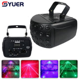 YUER™️ Butterfly Effect Light 32x100MW RGB Laser Beam Projector Party Stage Lighting Indoor Dance Bar Club Laser Night Wedding Lamp
