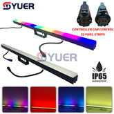 YUER™️ Tubes lumineux de scène étanches IP65 LED 40x0,5 W LED Pixel Bar Light 3D LED bande linéaire DMX pour Bar Disco DJ Club Bar Party