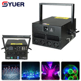 YUER™ 20W 30W 40W 40KPPS RGB Full Color Scanning Performance Laser Light ILDA DMX For DJ Disco Stage Party Bar Nightclub