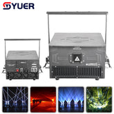 YUER™ Lumière de scène étanche IP65 20W à faisceau, projecteur d'animation 3D 50Kpps DMX512 pour DJ, discothèque, Noël, effets de scène extérieure