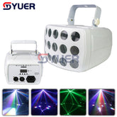 YUER™️ DMX RGBW LED Lumière Papillon Stroboscope Disco DJ Faisceau Spot Éclairage de Scène Effet Fête Club de Danse Mariage Papillon