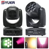 YUER™️ LED 7x20W RGBW 4In1 faisceau tête mobile Zoom lumière de lavage pour DMX Disco DJ Nigh Club fête mariage scène lumière