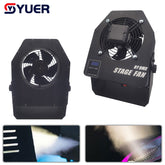YUER™️ Ventilateur de scène mini DMX sans fil avec télécommande 1500 tr/min, effets professionnels pour DJ, discothèques, mariages, spectacles de lumière, piste de danse
