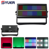 YUER™ Stroboscope IP65 RGBW 12+12 Segments Effet Wash Flash Dj Disco Réunion Éclairage de Scène Scintillant Haute Luminosité
