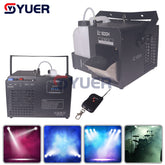 YUER™️ NOUVELLE Machine à brume forestière 1000W professionnelle DMX Pro Hazer Machine à brouillard scène DJ spectacle brume fumée effet de brume utiliser un liquide de brume