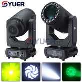 YUER™️ NOUVELLE lumière stroboscopique à effet de scène DMX512 focalisant la lumière à tête mobile du faisceau DJ 300W pour la discothèque de piste de danse Bar fête discothèque