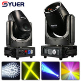 YUER™️ Nouvelle Lyre Mini Bulb Beam 230W 7R avec Anneau pour DJ Disco, Projecteur Lumière avec DMX pour Fête à Domicile