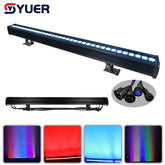 YUER™️ NOUVEAU Projecteur mural LED étanche IP65 36X3W RGB 3EN1 avec contrôle DMX par pixels, Idéal pour discothèque, DJ, salle de bal, bar, décoration de parc