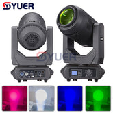 YUER™️ Lumière à tête mobile à zoom ponctuel 350 W CMY RDM DMX512 20CH Atomisation Effet stroboscopique Lumière de scène DJ Disco Mariage Musique Fête Bar Club