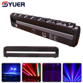 YUER™️ NOUVELLE Lyre Laser 8+8 yeux Laser Rouge RVB Faisceau LED Éclairage DMX512 Pour Scène Boîte de Nuit Bar Piste de Danse