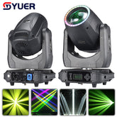 YUER™️ Avec ouverture 150W LED faisceau lumineux à tête mobile 18 prismes rotatifs Dj Dmx effet de lumière de scène lumière Disco Dj Bar Club de mariage