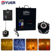 Lumière LED YUER™ RGBW 150W 4-en-1 en forme de ballon de football, effet de scène à tête mobile DMX à faisceau roulant, lumières de décoration de Noël pour DJ de soirée