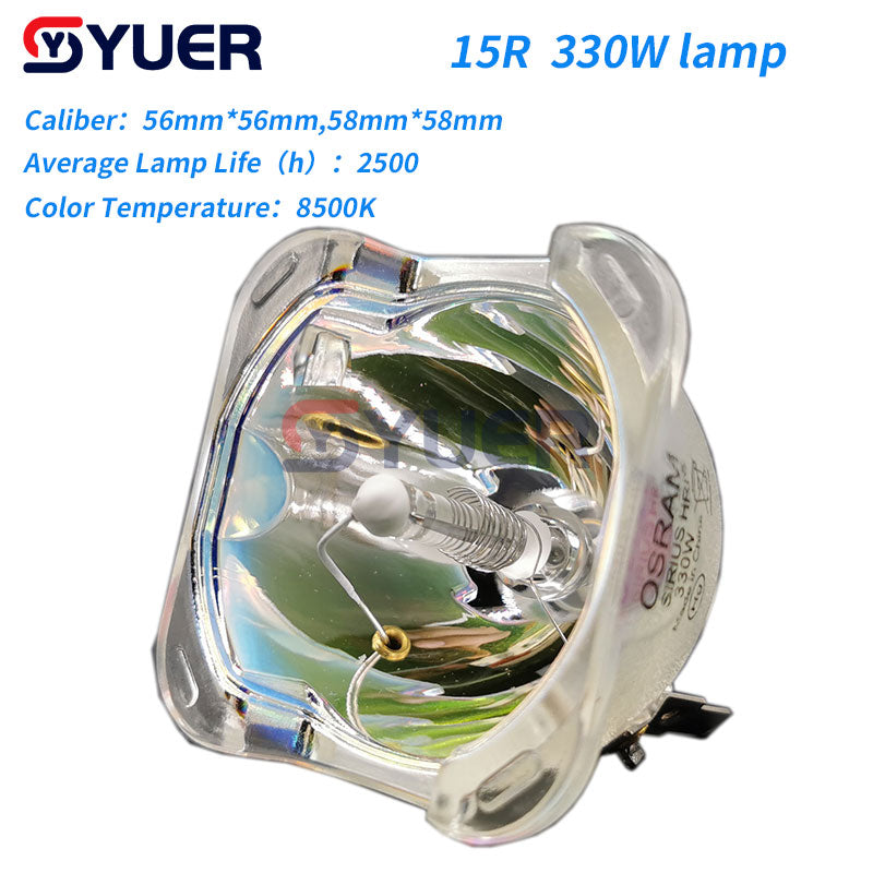 YUER™️ Stage Lighting Lamp MSD 15R MSD 330W MSR Bulb NSD 330W 8500K Metal Halogen Lamp Disco DJ Par Light LED Moving Head Light