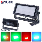 YUER™️ Lampe Stroboscopique Étanchéité Ip65 600W 24 Segments RGB 3 en 1 Lumière d'Effet Scénique Stroboscope LED DMX Wash Flood pour DJ Disco