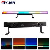 YUER™️ 124 pièces 5050 RGB 3 en 1 LED pixels plats, contrôle DMX, barre de rêve numérique, DJ Party Club, bandes lumineuses LED multicolores