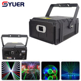 YUER™️ NEW Waterproof 12W 15W 20W RGB Laser Light ILDA DMX Animation Beam Scanner Stage 3D Laser Outdoor Projector Dj Disco Party Park