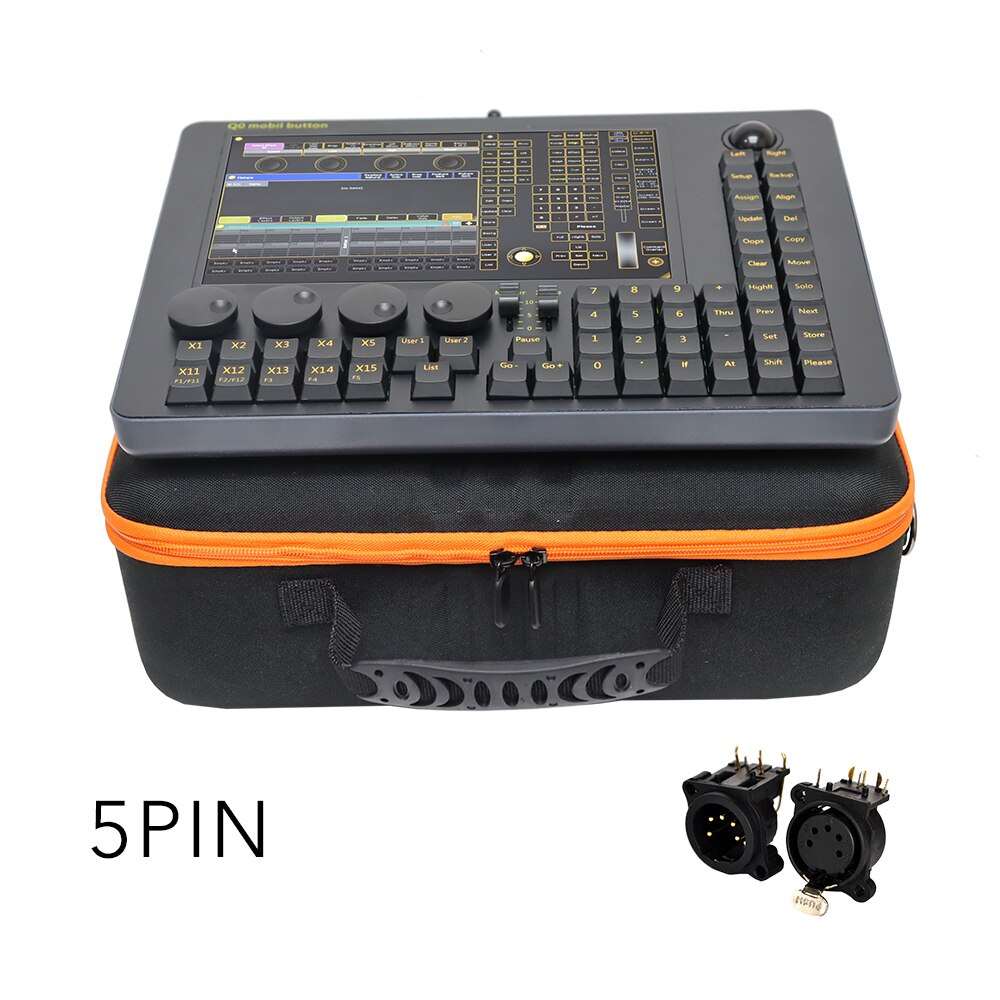 YUER™️ NEW Mold grandma mini Q0 Command Wing 3D effect DMX Stage Lighing  Controller Software Console DJ Disco Party Moving Head Light - Q0 MOBIL 