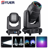 YUER™ 280W Bulb Beam Spot Wash 3in1 Moving Head Light With Ring 5 Prism Frost Zoom Effect ROBE Chanel DMX512 For DJ Disco Party Wedding Dance Stage Lighting