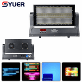 YUER™ 60+100 Segment RGB Warm/Cold White Moving Head Strobe Light Horse Racing Flash Effect DMX512 Control For DJ Disco Party Bar Club Wedding Stage Effect Lighting