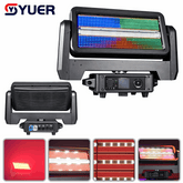 YUER™ 96+56+20 Segment LED Moving head Strobe Light X-Infinite rotation Dyeing Flash Effect Light Copy ROXX Effect DMX512 RDM Art Net For DJ Disco Stage Wedding Indoor Dance Floor Music Party