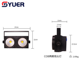 YUER™️Brand New Upgrade 2Eyes 2x100W White+Warm White 2IN1 LED COB Blinder Light Cool and Warm White Professional DJ Party Stage Effect Lighting