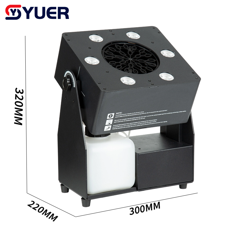 YUER™️LED RGBW 4in1 Concert Party Stage effect Bubble Machine Remote Control DMX512 For DJ Disco Bar Wedding Club
