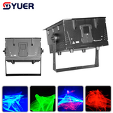 YUER™ 10W/15W/20W Full Color RGB Animation Laser Light 35 Kpps Water Ripples Effect DMX512 ILDA Control For DJ Disco Wedding Event Party Bar Club