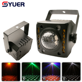 YUER™ MINI 10W RGBW 4in1 +2x10W Strobe Magic Ball Light Strobe Effect DMX512 For DJ Disco Wedding Event Party Bar Club