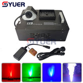 YUER™️ Écran LCD DMX 1500W machine à fumée verticale RGB LED dj lumières brumisateur scène colorée discothèque de Noël machine à brouillard de fête