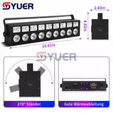 YUER™️ LED Bar 2in1 Effect RGBW & UV Sound Control Lights DMX Control Music Rhythm Colorful LAMP DJ Disco Car TV Desktop Decora Lights