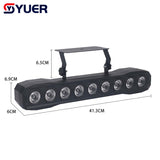 YUER™️ NEW Mold YUER 9X16W RGBW Wash Light Horse Racing Effect Lights Remote Control DMX512 For DJ Disco Party Xmas Show Stage Effects