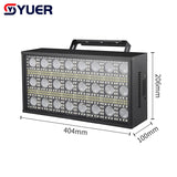 YUER™️ 260W LED RGBW 4in1 Strobe Light White Linear Dimming DMX512 Super Bright Dj Party Wash Bar Strobe Stage Lighting Effects