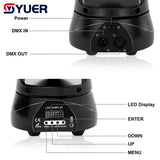 YUER™️ NEW Mold MINI LED 60W RGBW Beam Moving Head Light  DMX512 Stage Light For Home Entertainment Professional Stage Music Party