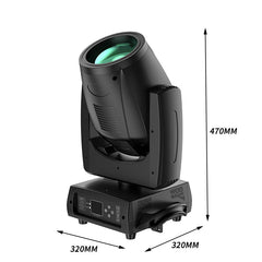 YUER™️ MINI 7R 230W Beam 0SRAM iluminación con cabezal móvil DMX 512 16/20CH Lira para DJ Bar Disco concierto fiesta actividades entrega rápida 