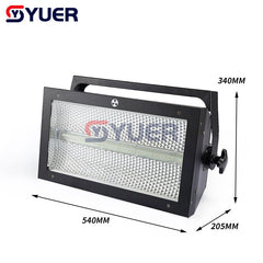 YUER™️ Luz estroboscópica LED 3000W DMX Luz estroboscópica atómica 3000 Luz de flash profesional DJ Disco Fiesta Concierto de Navidad Iluminación de escenario 
