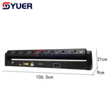 YUER™️ Swinging 8 Eye Red Laser Rainband LED Full Color Beam Light DMX DJ Disco Laser Moving Head Light  Bar Party Show Laser